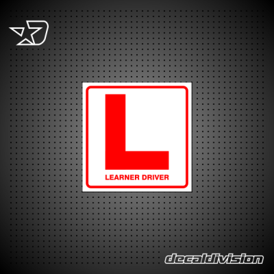 Learner Driver Sticker D Learner Driver Sticker D